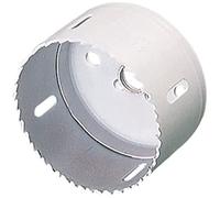 wolfcraft Sierra de corona BiM I 3492000 I Para metales, plásticos, madera y materiales de obra en seco, rosca 5/8“, profundidad de corte de 40 mm