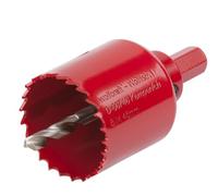 wolfcraft Sierra de corona BiM I 5470000 I Para materiales de obra en seco, madera, plásticos y metales, profundidad de corte de 40 mm