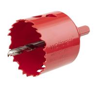 Wolfcraft Sierra de corona BiM Ø 54 mm – vástago hexagonal 9,5 mm – profundidad de corte 40 mm