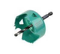 wolfcraft Sierra de corona de acero al carbono, Ø 65 mm I 5967000 I Para instalaciones eléctricas y sanitarias en madera y materiales de obra en seco