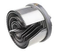 Sierra de corona wolfcraft de 28-75 mm de diámetro 6 caras