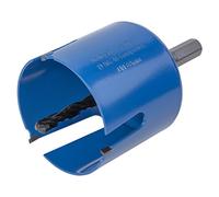 wolfcraft Sierra de corona universal con adaptador, preinstalado I 3882000 I Uso versátil en todo tipo de materiales, profundidad de corte de 60 mm