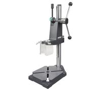 wolfcraft Soporte de perforación PRO - La solución robusta para taladrar con profundidad controlada - ideal para trabajos en serie - 130 mm de alcance y carrera de 80 mm - 5029000