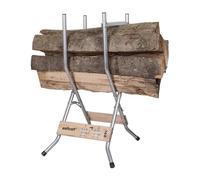 wolfcraft Soporte para cortar leña con motosierras SB 60 I 5119000 I El soporte móvil y compacto para cortar leña con motosierras