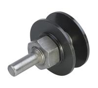 wolfcraft Vástago para discos con agujero de 22,2 y 13 mm I 2139000 I Para una óptima concentricidad de discos de lijar y pulir sin vástago