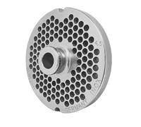 Wolfcut Inox - Disco perforado con buje y 2 ranuras para picadora de carne, tamaño 22-4,5 mm