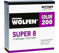 Wolfen Color 200 Super 8, ISO 250-400 con download di scansione 2K di sviluppo