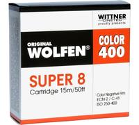 WOLFEN Color 400 Super 8, 15 m ISO 250-400