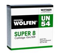 Wolfen UN54 B+W Neg.Film Super 8, 15 m ISO 64-200 sin desarrollo