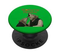Wolfering Heights - Parodia gótica del Lobo Aullando PopSockets PopGrip Adhesivo