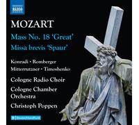 Wolfgang Amadeu Mozart: Mass No. 18 'Great'/Missa Brevis (CD) (Importación USA)