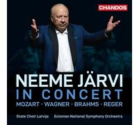 Wolfgang Amadeu Neeme Järvi in Concert: Mozart/Wagner/Bra (CD) (Importación USA)