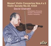Wolfgang Amadeus Mo Violinkonzerte 4 & 5/Violinsonate KV (CD) (Importación USA)