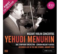 Wolfgang Amadeus Moz Yehudi Menuhin: Mozart Violin Concer (CD) (Importación USA)