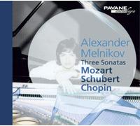 Wolfgang Amadeus Moza Mozart/Schubert/Chopin: Three Sonat (CD) (Importación USA)