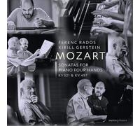 Kirill Gerstein y Ferenc Rados – Sonatas de Mozart para piano a cuatro manos, KV 521 y KV 49 – CD