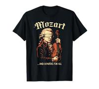 Wolfgang Amadeus Mozart Album Logo, Compositor de música clásica Camiseta