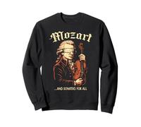 Wolfgang Amadeus Mozart Album Logo, Compositor de música clásica Sudadera