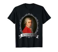 Wolfgang Amadeus Mozart - Camiseta con diseño de retrato Camiseta
