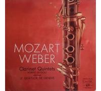 Wolfgang Amadeus Mozart , Carl Maria von Weber - Robert Gugolz , Quatuor De Genve - Clarinet Quintets - Concert Hall - SMSA 2599