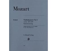 Wolfgang amadeus mozart : concerto pour violon n 5 en la majeur k.219 - violon et piano