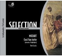 Wolfgang Amadeus Mozart - Cosi Fan Tutte (Highlights) (Concerto Koln, Jacobs) By Wolfgang Amadeus Mozart (2001-06-11)