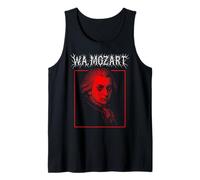 Wolfgang Amadeus Mozart Death Metal Compositor de música clásica Camiseta sin Mangas
