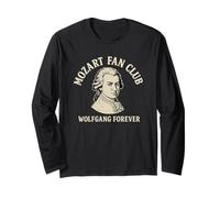 Wolfgang Amadeus Mozart Fan Club Música clásica Manga Larga