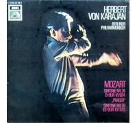 Wolfgang Amadeus Mozart - Herbert von Karajan , Berliner Philharmoniker - Sinfonie Nr. 38 D-dur KV 504 "Prager", Sinfonie Nr. 39 Es-dur KV 543 - His Master's Voice - 26 125-5