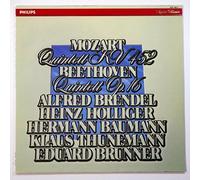 Wolfgang Amadeus Mozart / Ludwig van Beethoven : Alfred Brendel · Heinz Holliger · Hermann Baumann · Klaus Thunemann · Eduard Brunner - Quintett Kv 452 / Quintett Op. 16 - Philips - 420 182-1, Philips Digital Classics - 420 182-1