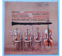 Wolfgang Amadeus Mozart - MOZART CLARINET CONCERTO-CLARINET QUINTET VINYL LP 1969 BENNY GOODMAN:MUNCH:BOSTON SYMPHONY[RCA VICS1402]