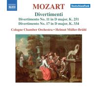 Wolfgang Amadeus Mozart Mozart: Divertimenti (CD) Album (Importación USA)