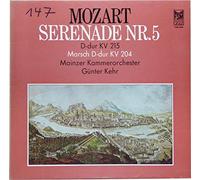 Wolfgang Amadeus Mozart - Mozart Serenade Nr. 5 D-dur, KV 204/Marsch D-Dur, KV 215 (12" Vinyl LP)(FSM 43004)