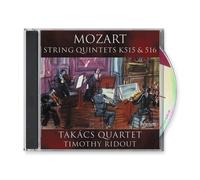 Wolfgang Amadeus Mozart Mozart: String Quintets, K515 & 516 (CD) Album