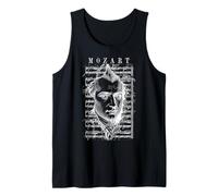 Wolfgang Amadeus Mozart Partitura Clásica Notas Vintage Camiseta sin Mangas