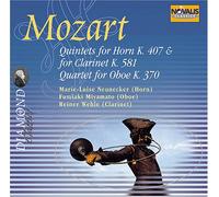 Wolfgang Amadeus Mozart - Quintets for Horn Clarinet & Oboe