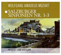 Wolfgang Amadeus Mozart Salzburger Sinfonien Nr. 1 - 3 (CD) (Importación USA)