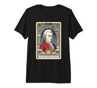 Wolfgang Amadeus Mozart Tarot Compositor Pianista Camiseta Premium