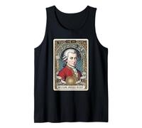 Wolfgang Amadeus Mozart Tarot Compositor Pianista Camiseta sin Mangas
