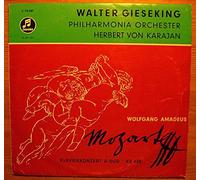 Wolfgang Amadeus Mozart, Walter Gieseking, Herbert Von Karajan, Philharmonia Orchestra - Klavierkonzert Nr. 23 In A-Dur KV 488 / Klavierkonzert Nr. 23 In A-Moll KV 488 - Columbia - C 70 087