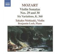 Wolfgang Amadeus Violin Sonatas Nos. 29 and 30 (Nishizaki (CD) (Importación USA)