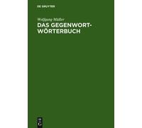 Wolfgang Müller Das Gegenwort-Wörterbuch (Tapa blanda) (Importación USA)