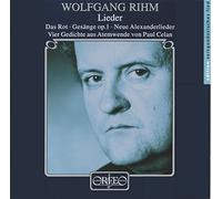 Wolfgang Rihm : Lieder. Hesse, Prégardien, Stöve, Windmüller, Bauni, Blome.