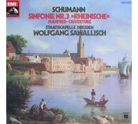 Wolfgang Sawallisch & Staatskapelle Dresden - Schumann: Sinfonie Nr. 3 "Rheinische" & Manfred Ouvertüre [Vinyl LP] [Schallplatte]