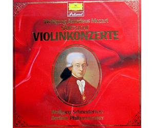 Wolfgang Schneiderhan und die Berliner Philharmoniker - Mozart: Sämtliche Violinkonzerte [Vinyl Schallplatte] [2 LP Box-Set]