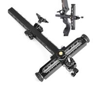 Wolfman Mirilla para Arco recurvo de 9 Pulgadas en Forma de T, Mirilla de Tiro con Arco de Aluminio CNC de Ajuste rápido para competición olímpica, Tiro al Blanco y Caza