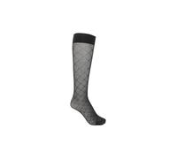 WOLFORD Calcetines hasta la rodilla SHEER PATTERN 30 DEN negro negro | M