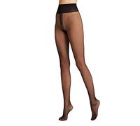 Wolford Individual 10 Back Seam Ceidos, 10 DEN, Negro, L para Mujer