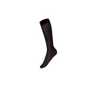 WOLFORD Kniestrümpfe BLOSSOM black negro | M