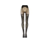 WOLFORD Medias de moda FLOWER 20 DEN black/black negro | M